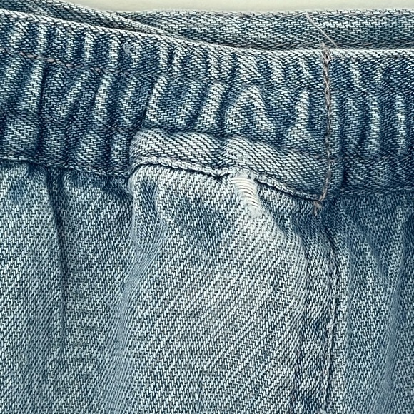 Susan Bristol Long Chambray Denim Maxi Jean Skirt Slit in back Size 8 - Picture 5 of 14